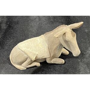 2012 Demdaco Sheltering Animal Donkey Figure For the Holy Family Susan Lordi